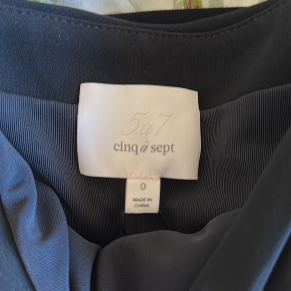 Cinq à Sept Vance Ruched Minidress in Black - Picture 9 of 13